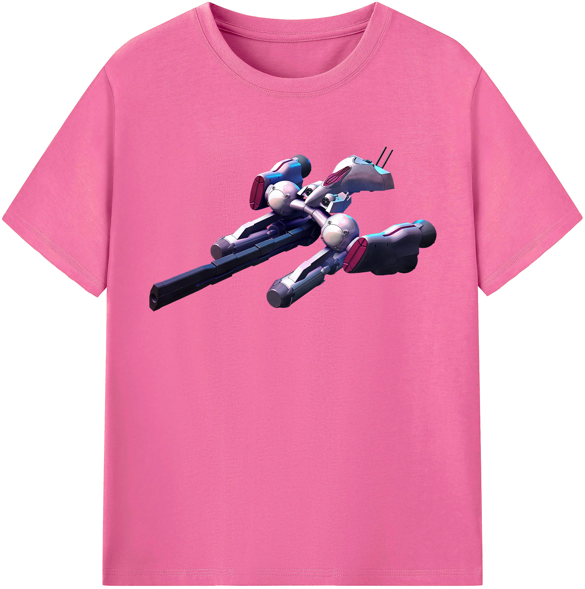 （画像用） 機動戦士ガンダム Mobile Suit Gundam レディースカジュアルプリントTシャツ（綿100％）